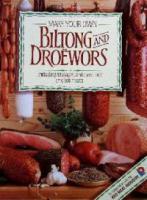 The cover of Make your own biltong and droëwors