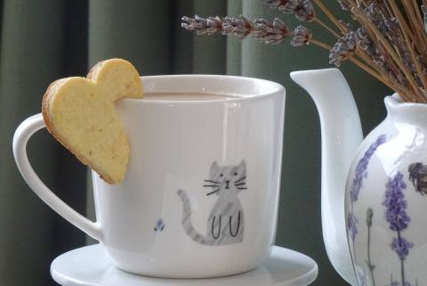 Lavender citrus biscuits | Rainbow Cooking