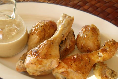 Baked buttermilk chicken with creamy gravy | Rainbow Cooking